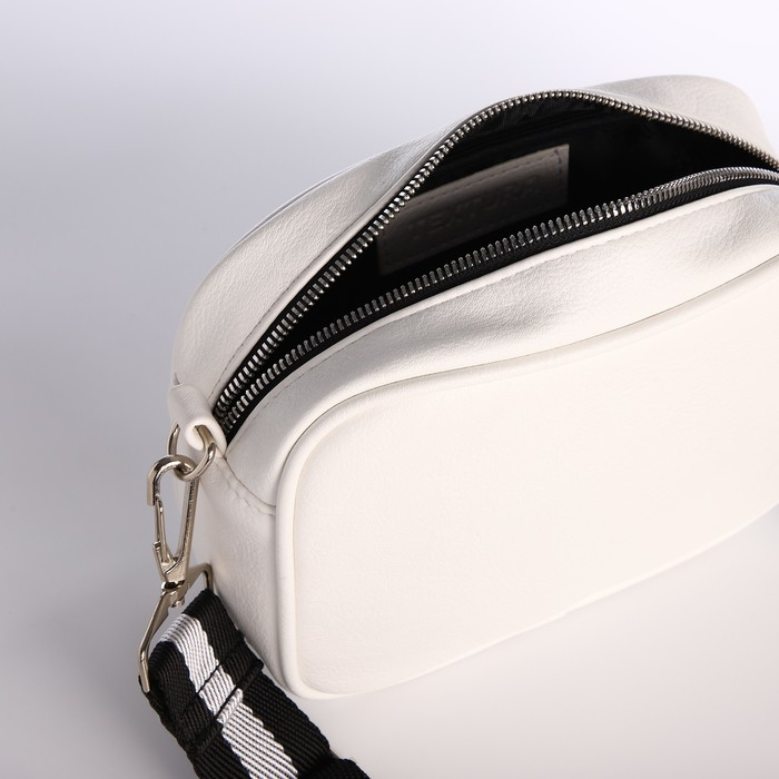 Сумка женская через плечо, TEXTURA, маленький размер, цвет белый Сумка женская через плечо, TEXTURA, маленький размер, цвет белый