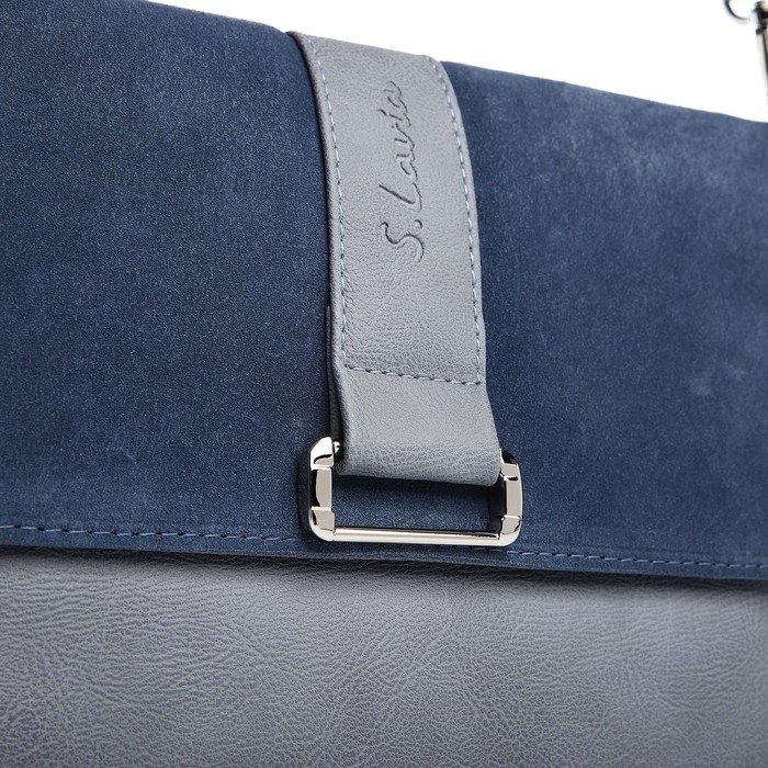 Сумка-мессенджер на магните, цвет голубой/синий Сумка-мессенджер на магните, цвет голубой/синий