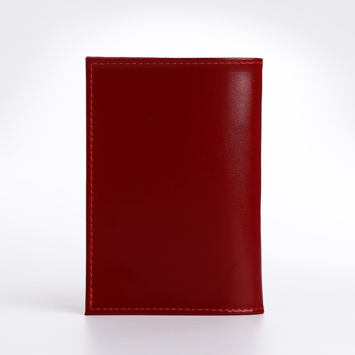 Обложка для паспорта TEXTURA, цвет красный