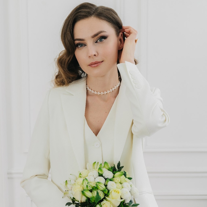 Чокер «Жемчуг» трио, цвет белый, 35 см Чокер «Жемчуг» трио, цвет белый, 35 см