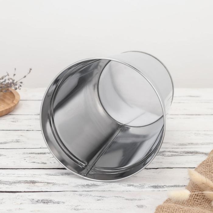 Вазон без ручек, 7 л, h=29 см, нержавеющая сталь, ГОСТ Вазон без ручек, 7 л, h=29 см, нержавеющая сталь, ГОСТ