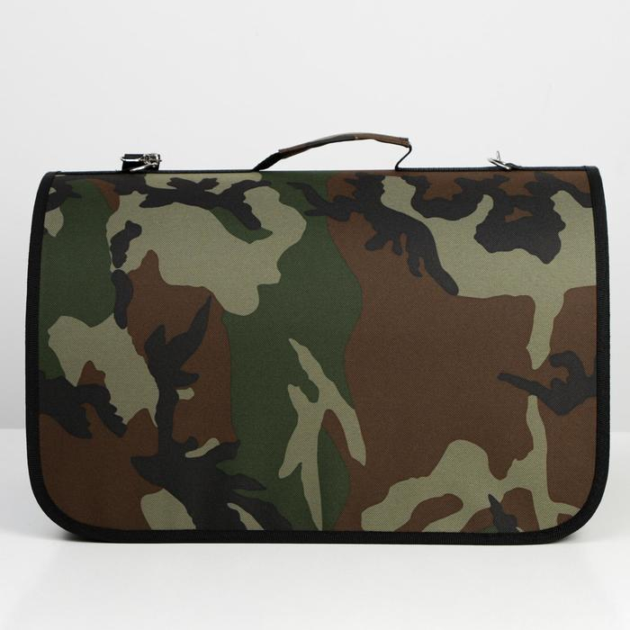 Сумка - переноска для животных  Сумка - переноска для животных "Камуфляж", каркасная,46 х 28 х 29 см, микс оттенков