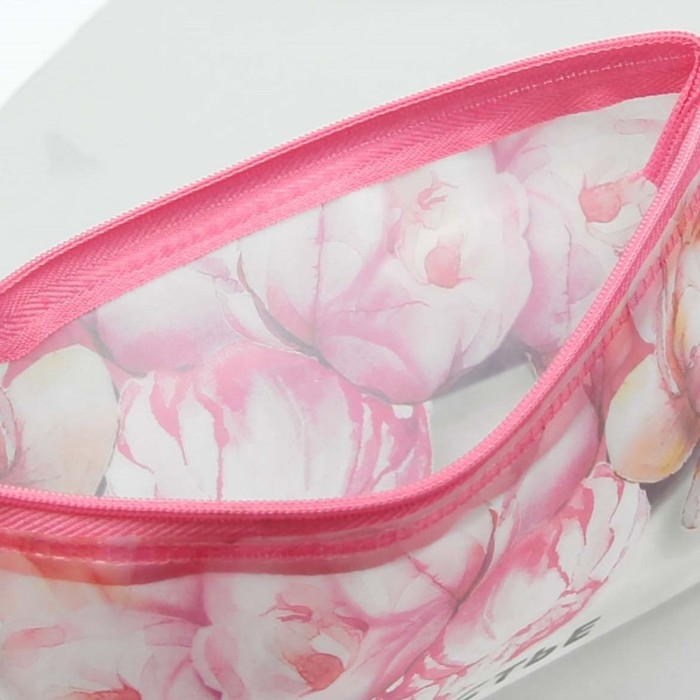 Пенал мягкий 1 отделение, 95 х 205 мм, плоский, ПВХ, Calligrata Пенал мягкий 1 отделение, 95 х 205 мм, плоский, ПВХ, Calligrata "Счастье ждет тебя"