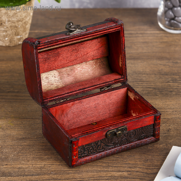 Шкатулка дерево  Шкатулка дерево "Лаконичность" 12х8х8 см