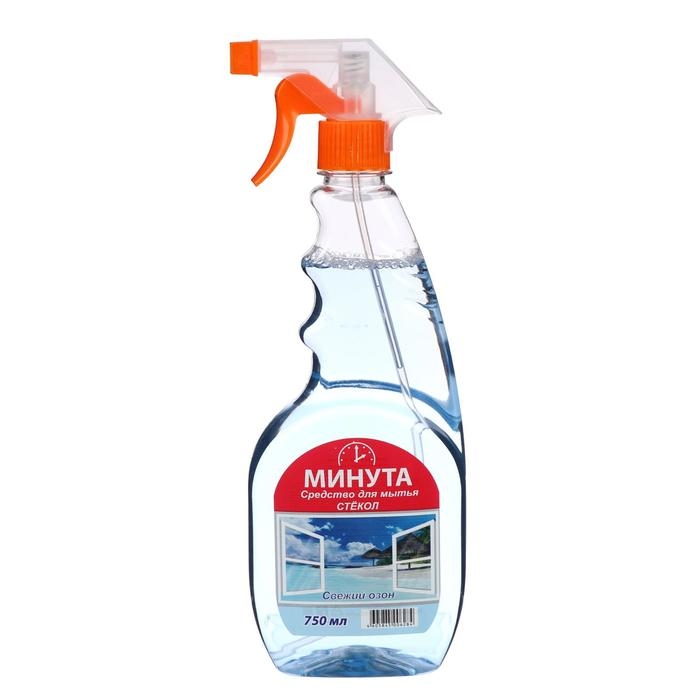 Средство для мытья стёкол Средство для мытья стёкол "Минута", свежий озон, 750 мл
