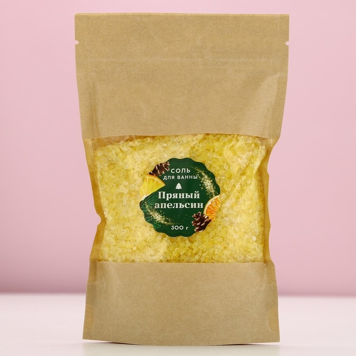 Соль для ванны, 300 г, аромат пряного апельсина, ЧИСТОЕ СЧАСТЬЕ Соль для ванны, 300 г, аромат пряного апельсина, ЧИСТОЕ СЧАСТЬЕ