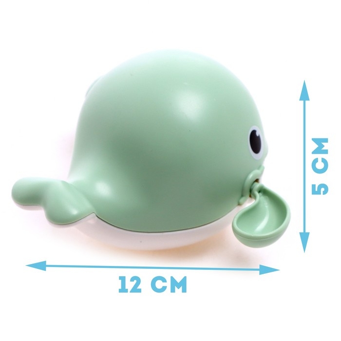 Игрушка заводная «Кит», водоплавающая, цвета МИКС Игрушка заводная «Кит», водоплавающая, цвета МИКС