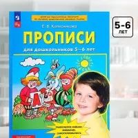 Прописи для дошкольников 5-6 лет, Колесникова Е.В.