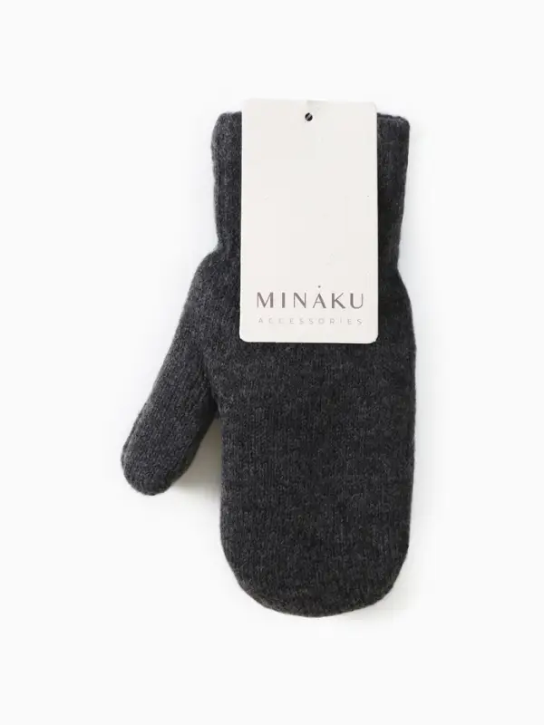 Варежки мужские MINAKU, 25 см, цв.серый