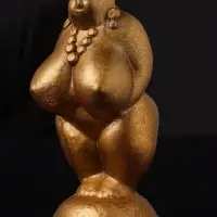 Фигурка гипс &laquo;Богиня плодородия&raquo;, 13&times;6&times;6 см, бронза