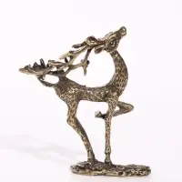 Фигурка декоративная &laquo;Олень с цветущими рогами&raquo;, металл, 5.9&times;1.5&times;6.5 см