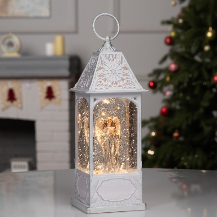 Фигура светодиодная «Рождественское волшебство», 28х10.4х10.4 см, музыка, батарейки ААх3 (не в комплекте), USB, свечение тёплое белое Фигура светодиодная «Рождественское волшебство», 28х10.4х10.4 см, музыка, батарейки ААх3 (не в комплекте), USB, свечение тёплое белое