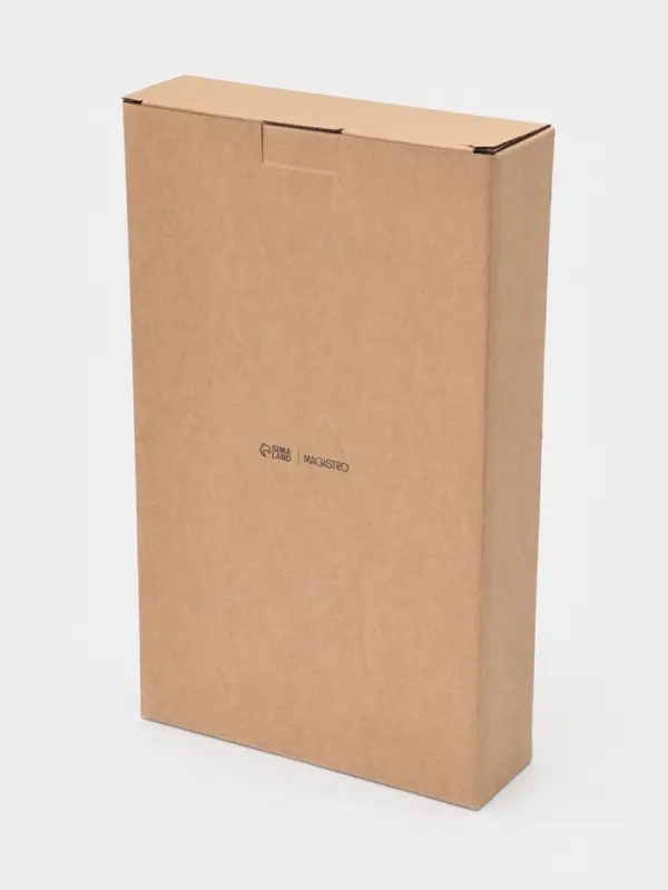 Блюдо для подачи Magistro &laquo;Carbon. Лопатка&raquo;, 35.5&times;20.2 см, фарфор, чёрное