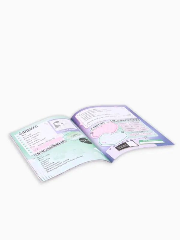 Анкета для девочек &laquo;Принцессы&raquo; А5, 16 л + наклейки