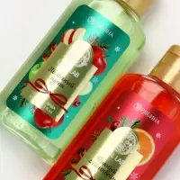 URAL LAB Арома Саунд Набор два геля для душа, 2х100 и мочалка для тела, яблоко и глинтвейн