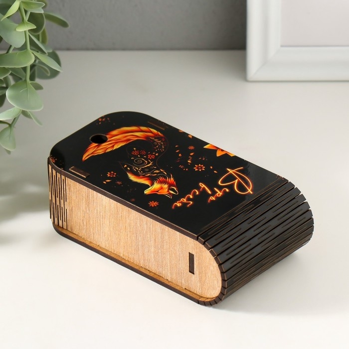 Шкатулка  Шкатулка "Лиса" 13х7х4 см