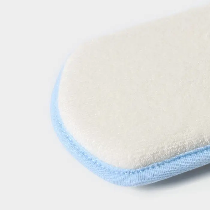 Мочалка детская для купания Доляна &laquo;Енот&raquo;, детская, 12&times;8 см, голубая