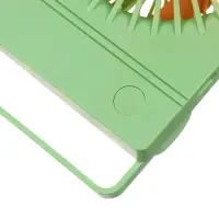 Вентилятор настольный YS2202B, портативный, осевой, 500 мАч, 3 режима, зелёно-оранжевый