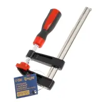 Струбцина F-образная усиленная ТУНДРА, тавровый профиль, 2К рукоятка, 150&times;50&times;200 мм