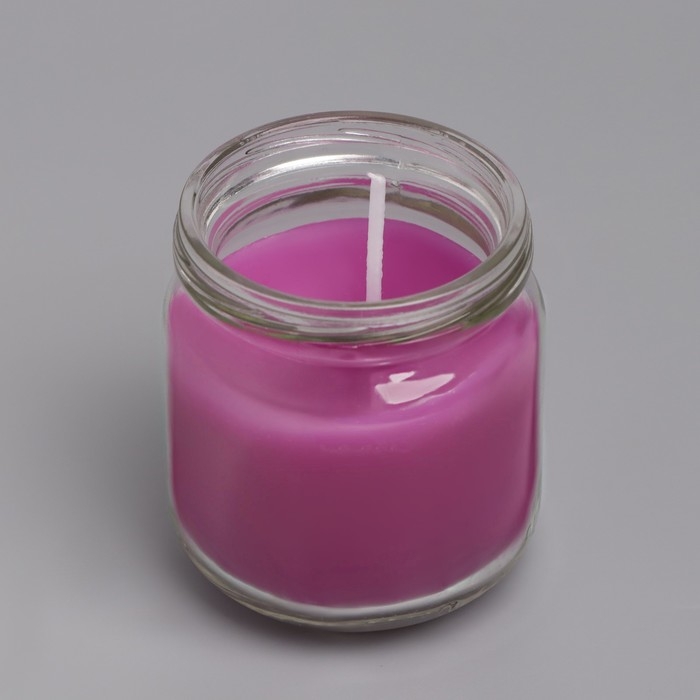 Свеча ароматическая в банке Свеча ароматическая в банке "Цветущая орхидея"