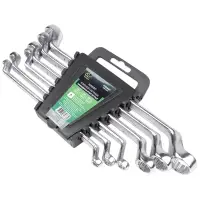 Набор ключей гаечных накидных изогнутых на держателе (6-17 мм) (6 предметов) JT KJ2N6P