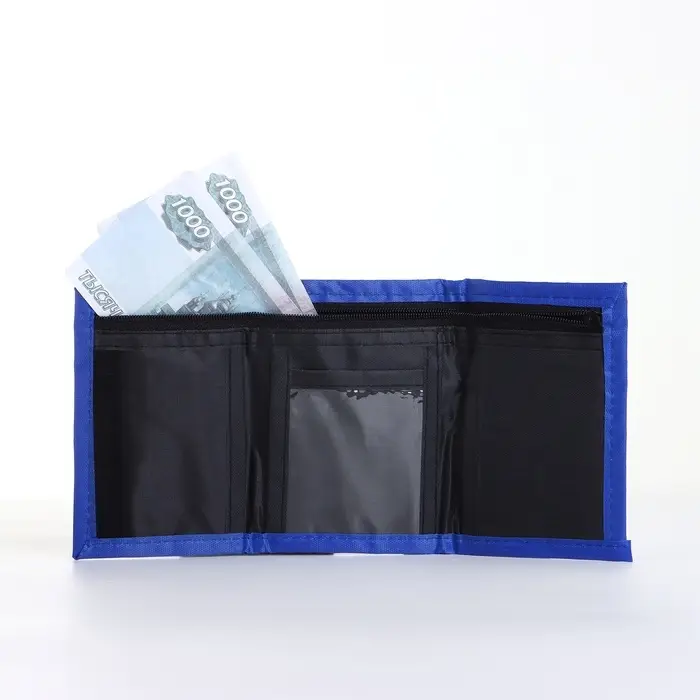 Кошелёк детский &laquo;Астронавт&raquo;, на липучке, Выбражулька, синий