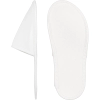 Тапочки одноразовые эвапора закрытый мыс белые