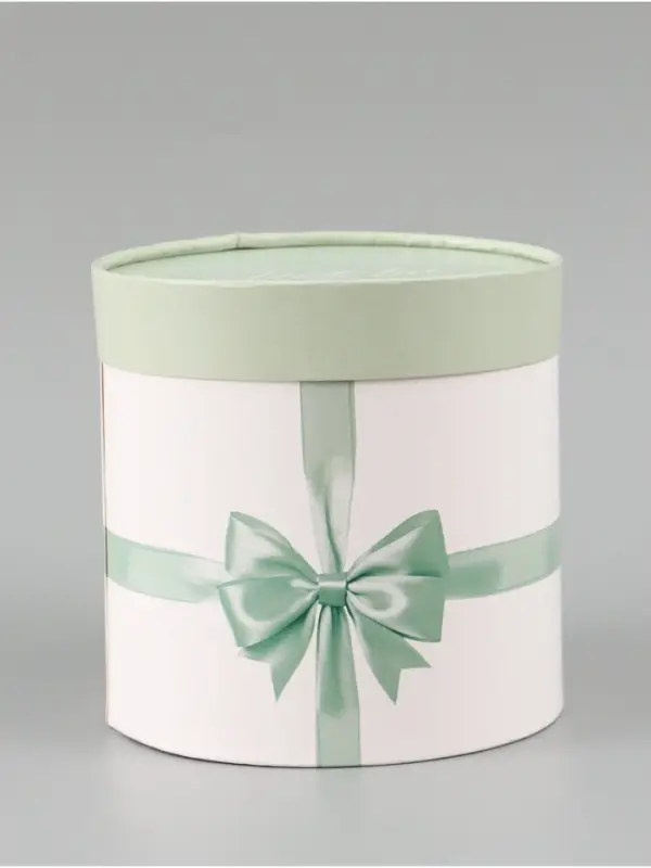 Набор шляпных коробок 2 в 1 &laquo;Бант&raquo;, 12&times;12 см, 15&times;15 см