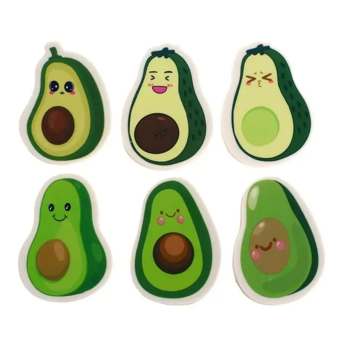 Ластик фигурный Ластик фигурный "Авокадо", МИКС (штрихкод на штуке)