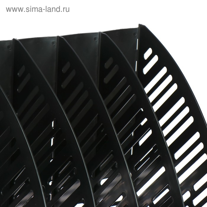 Лоток для бумаг вертикальный, 5 секций, чёрный Лоток для бумаг вертикальный, 5 секций, чёрный