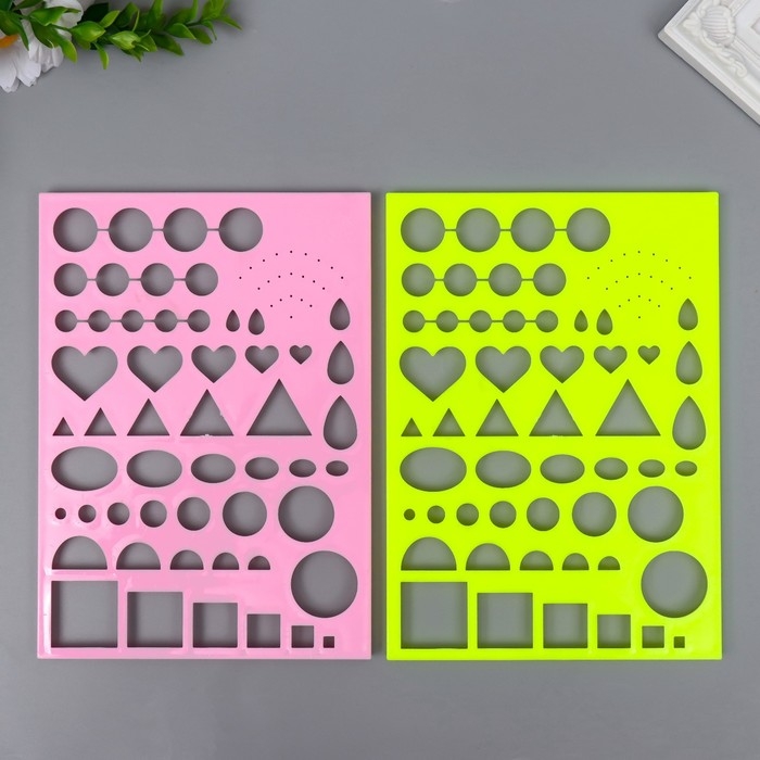 Линейка для квиллинга МИКС  21х15 см Линейка для квиллинга МИКС  21х15 см