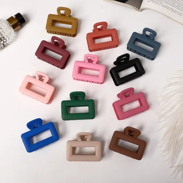 Крабик для волос «Призма», квадрат, 6.5 см, МИКС Крабик для волос «Призма», квадрат, 6.5 см, МИКС