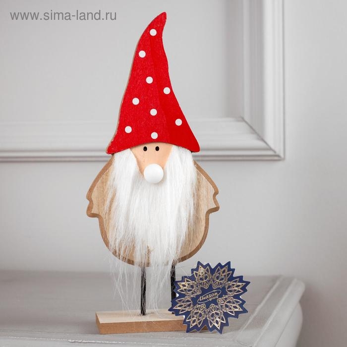 Светодиодная фигура «Дед Мороз» 9 × 25 × 6 см, дерево, батарейки CR2032 (в комплекте), свечение тёплое белое Светодиодная фигура «Дед Мороз» 9 × 25 × 6 см, дерево, батарейки CR2032 (в комплекте), свечение тёплое белое