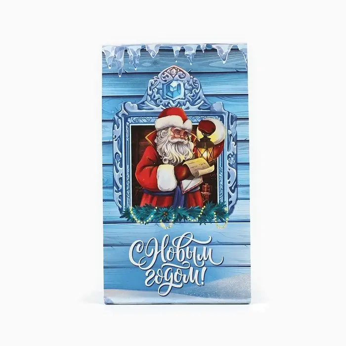 Пакет подарочный без ручек «Дедушка Мороз», 10×19.5×7 см Пакет подарочный без ручек «Дедушка Мороз», 10×19.5×7 см