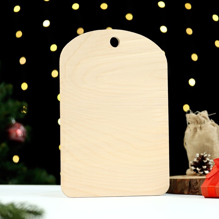 Доска разделочная Доска разделочная "Новогодняя. С Новым годом! Мороз вот-вот спустится", цветная, 27х18 см