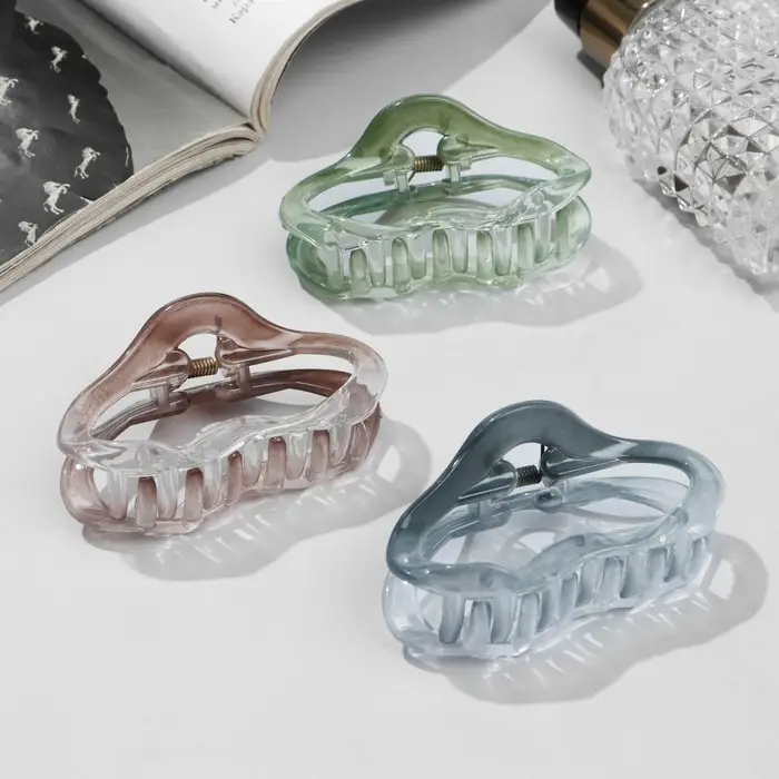 Крабик для волос «Альба», овал колор, 7 см, МИКС Крабик для волос «Альба», овал колор, 7 см, МИКС