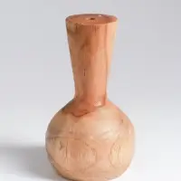 Ваза для сухоцветов &laquo;Виолетта&raquo;, 10&times;10&times;15 см, дерево джати, коричневая
