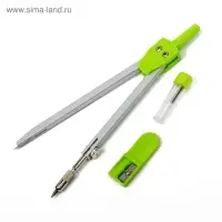 Готовальня Calligrata, 3 предмета (циркуль 135 мм, грифель, точилка), в пластиковом пенале