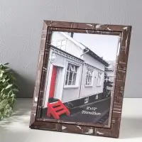 Фоторамка пластик 20х25 см "Моррис" тёмно-коричневый 29,8х25х2 см