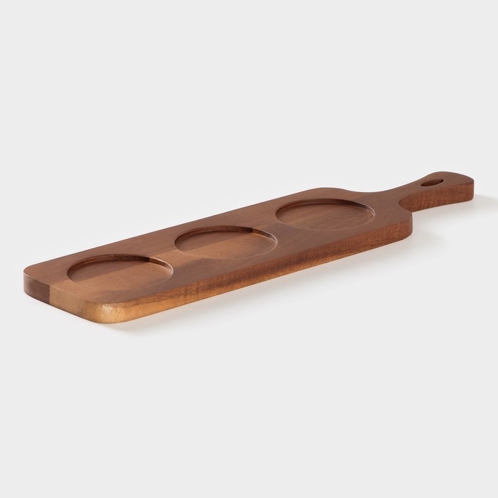 Набор фарфоровых соусников на деревянной подставке Magistro «Галактика», 4 предмета: 3 соусника 100 мл, подставка 33×9×5 см, цвет чёрный Набор фарфоровых соусников на деревянной подставке Magistro «Галактика», 4 предмета: 3 соусника 100 мл, подставка 33×9×5 см, цвет чёрный