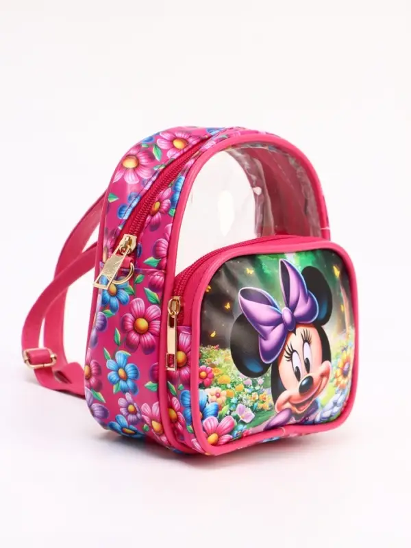 Рюкзак детский для девочки, 18х15х7 см, Минни Маус Рюкзак детский для девочки, 18х15х7 см, Минни Маус