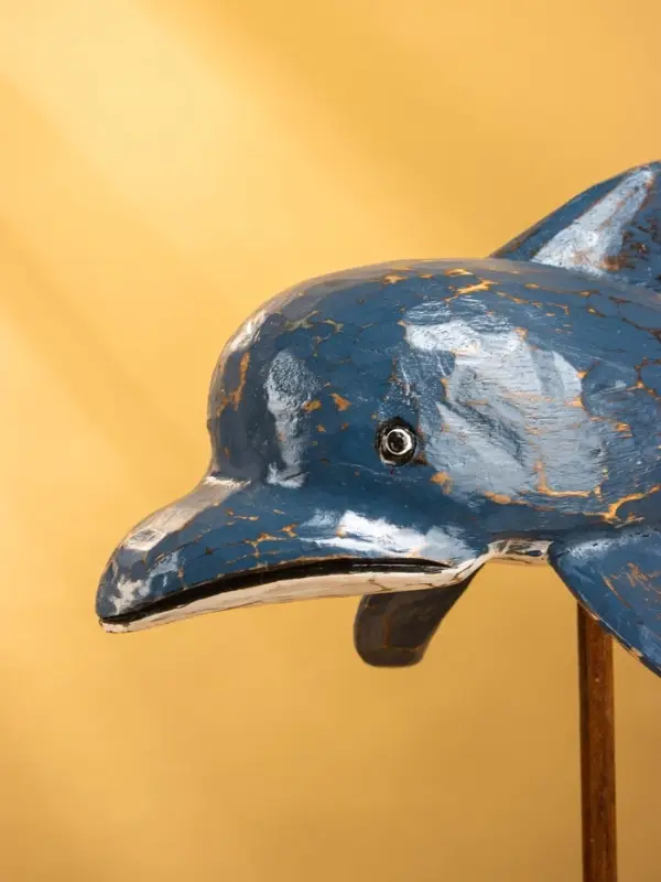 Сувенир на подставке  Сувенир на подставке "Дельфин" дерево 40х18х35 см