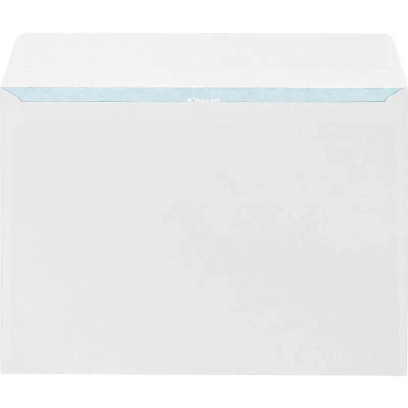 Конверт белый С5 стрип 162х229 80г КОМУС 50 шт/уп