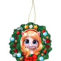 Подвеска новогодняя деревянная Лесная мастерская &laquo;Лошадка&raquo;