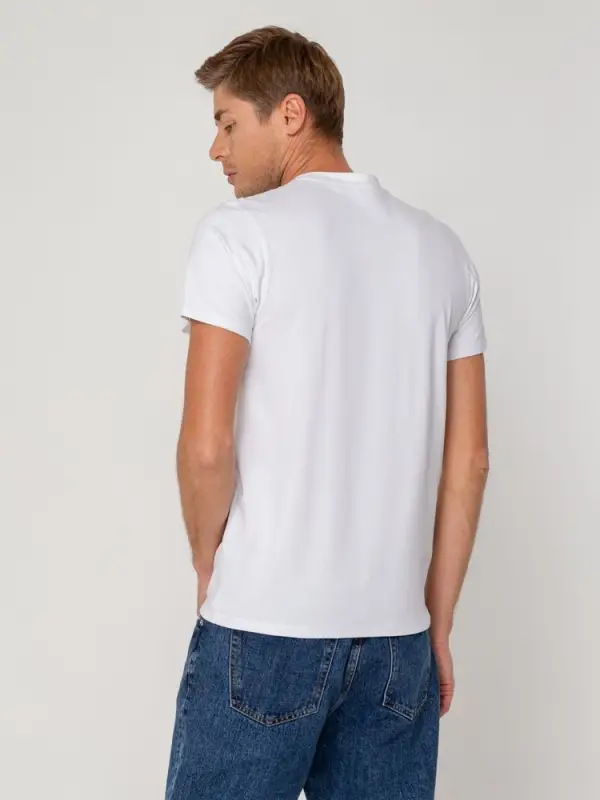 Футболка мужская T-bolka Stretch, белая, размер S Футболка мужская T-bolka Stretch, белая, размер S