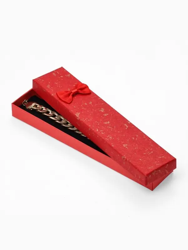 Набор подарочных коробочек 6 шт. под браслет, цепочку &laquo;Бантик&raquo;, 21&times;4 см, цвет МИКС