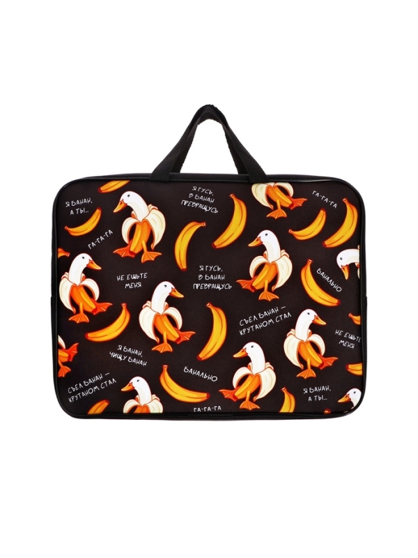 Папка с ручками текстильная А4, 360×245×70 мм, Calligrata TOP «Бананогусь» Папка с ручками текстильная А4, 360×245×70 мм, Calligrata TOP «Бананогусь»