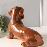 Копилка для денег полистоун &laquo;Собака Такса&raquo;, 25&times;43 см