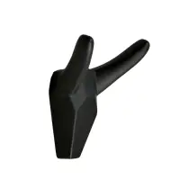 Крючок мебельный CAPPIO HORN, двухрожковый, цвет черный