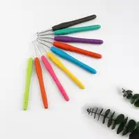 Набор крючков для вязания, d=2-6 мм, 14 см, 9 шт., разноцветный